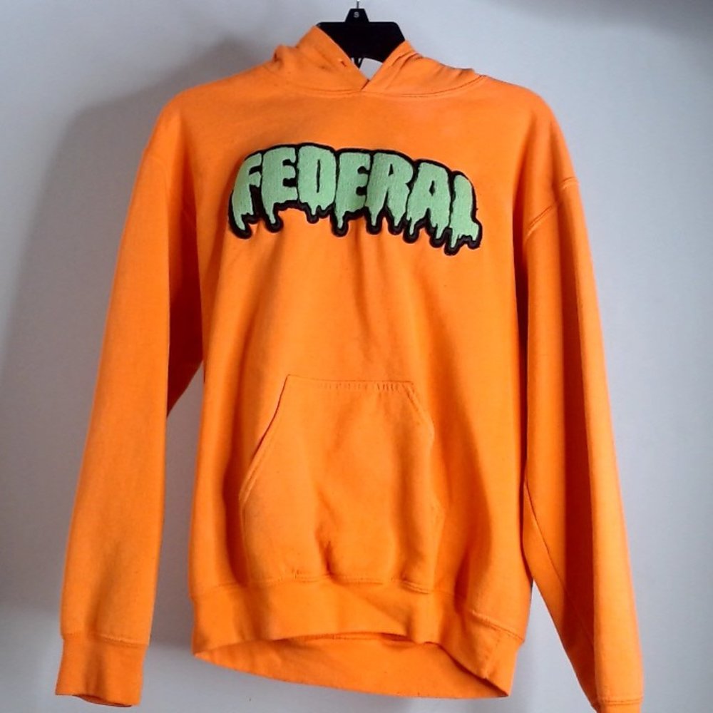 Federal Orange  hoodie Small